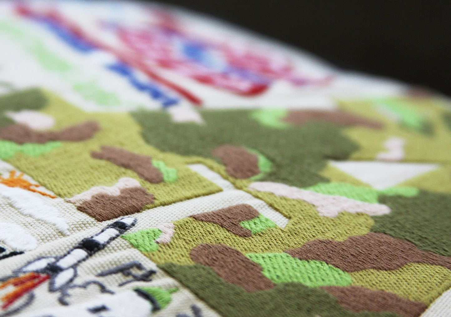 Army Embroidered Pillow