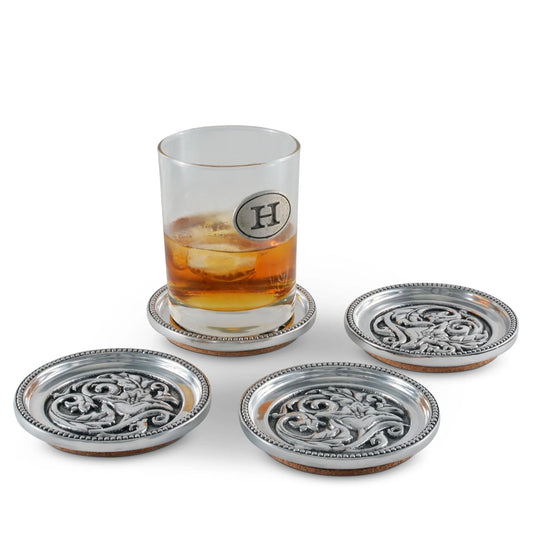 Concho Western Drink Coaster - Set of 4