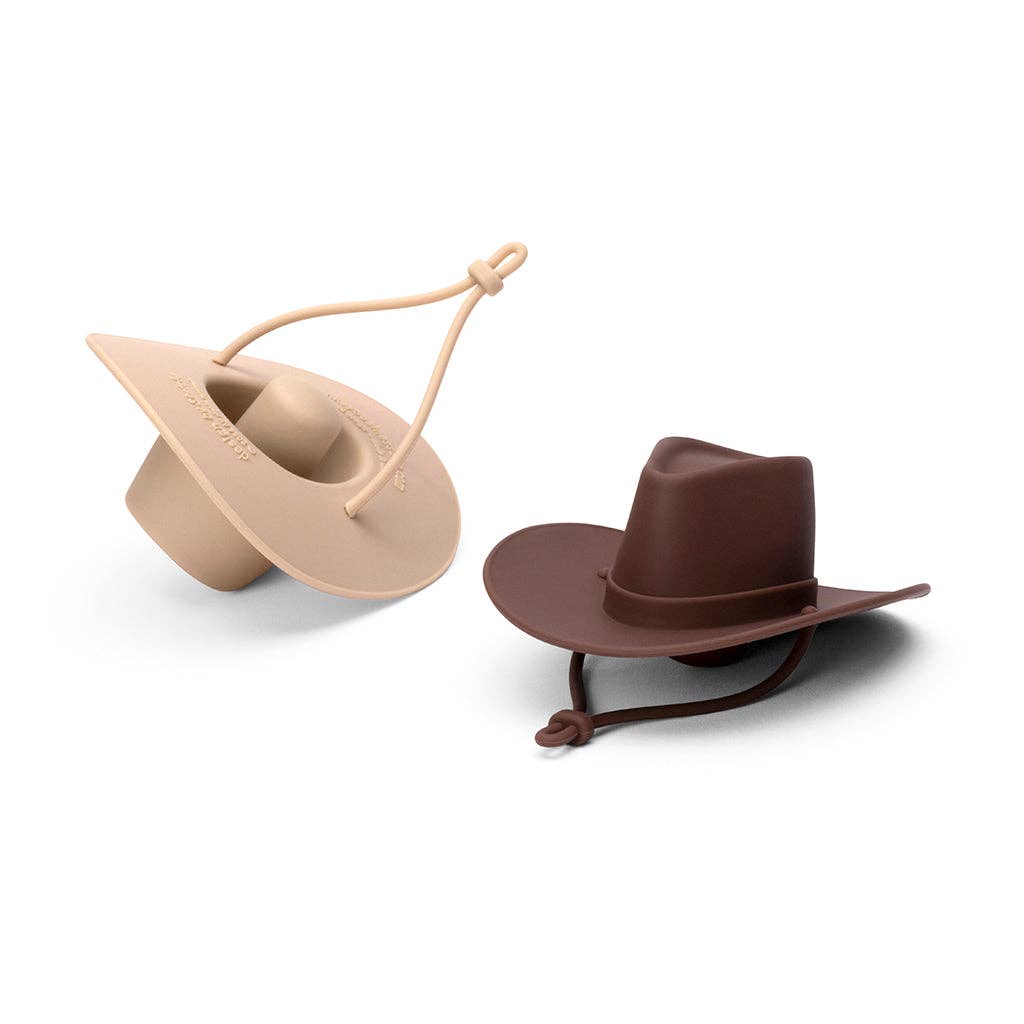 Cowboy Hat Wine Bottle Stoppers - 2 Pack