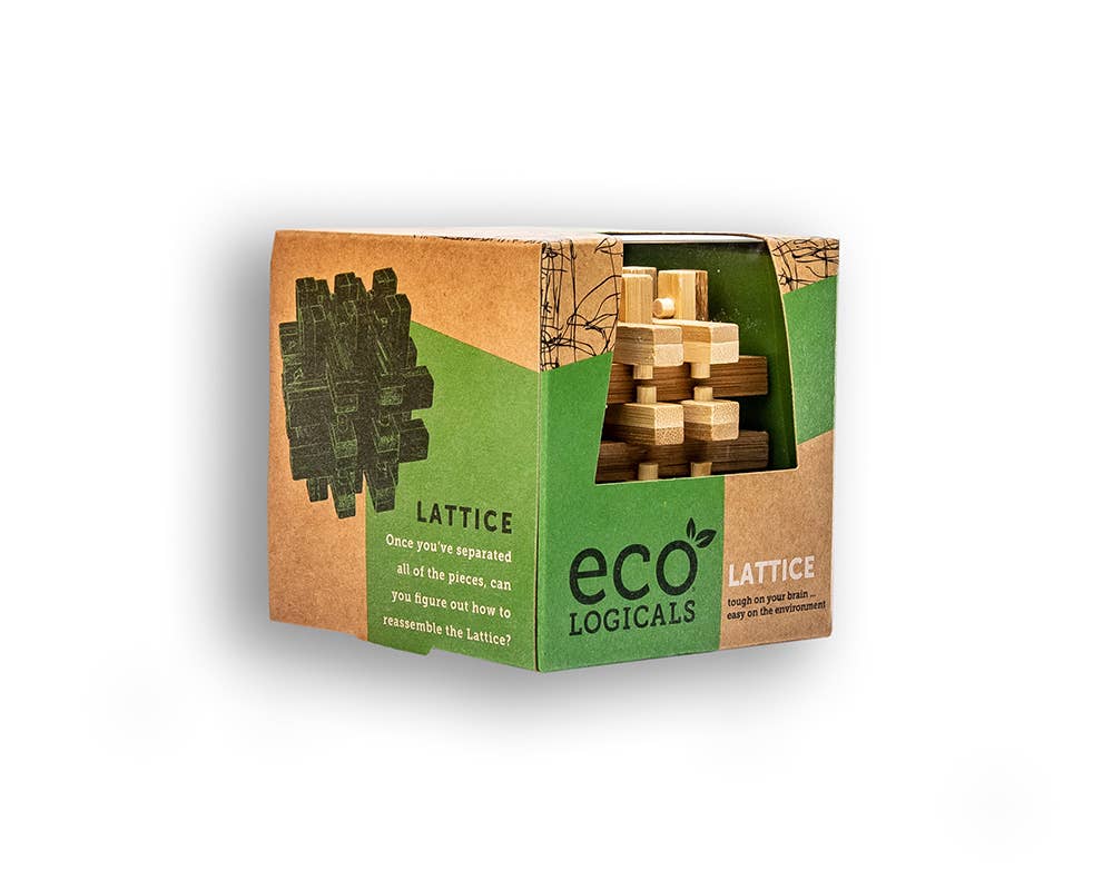 Large Ecological Wood Puzzle - Lattice