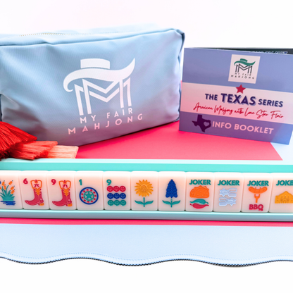 THE TEXAS SERIES - American Mahjong with Lone Star Flair Mahjong Tiles