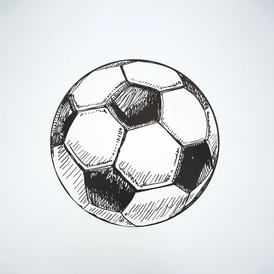 Sports Fan Soccer Ball Paper Placemats