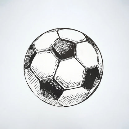 Sports Fan Soccer Ball Paper Placemats