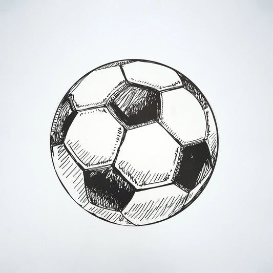 Sports Fan Soccer Ball Paper Placemats