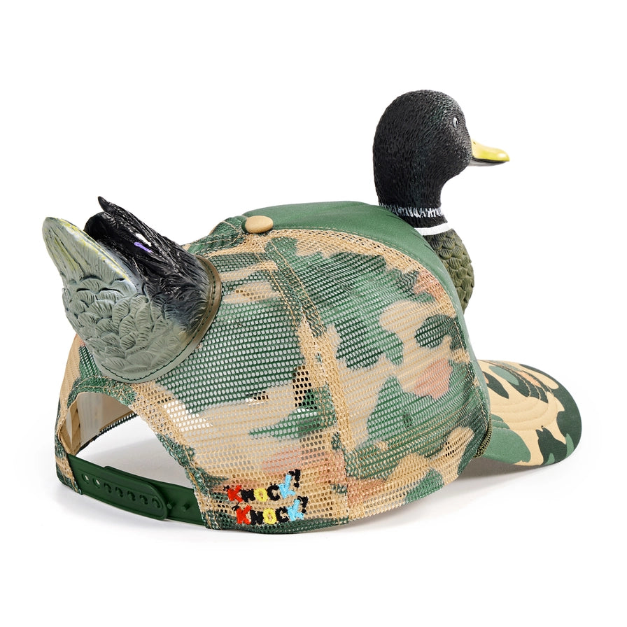 Mallard Duck | Camo Trucker Hat Mesh Cap