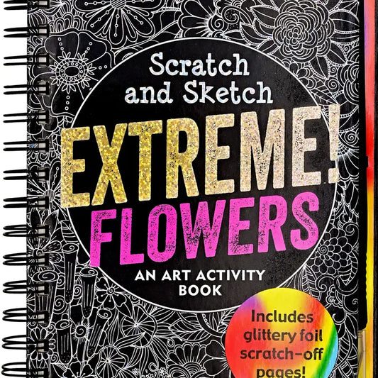 Peter Pauper Press Inc. Scratch & Sketch Extreme Flowers