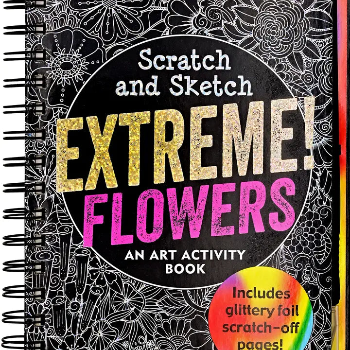 Peter Pauper Press Inc. Scratch & Sketch Extreme Flowers