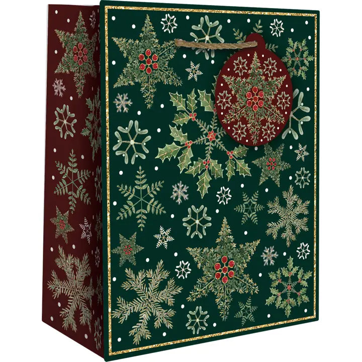 Forest Snowflakes Gift Bag