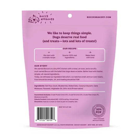 Bocce's Quack Quack Quack Soft & Chewy Dog Treats