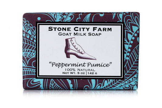 Stone City Farm Peppermint Pumice Goat Milk Soap