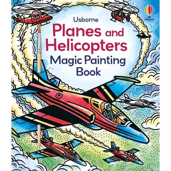 Planes and Helicopters Magic Painting Book