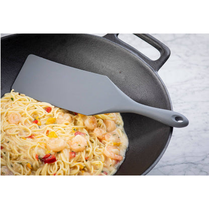 Wide Silicone Spatula Spurtle Gray