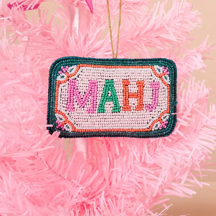 Mahj Handcrafted Beaded Ornament