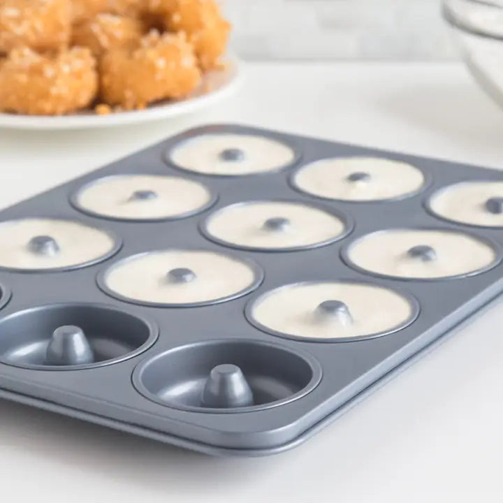 Non-Stick 12-Cavity Mini Donut Pan