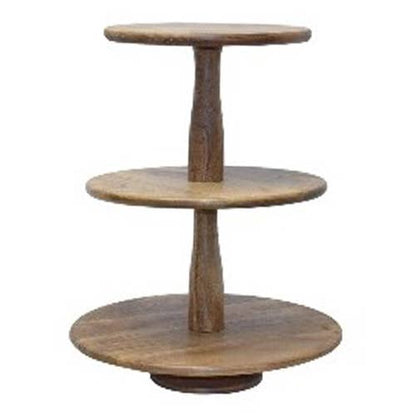 Acacia Wood 3-Tier Stand