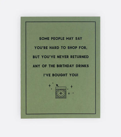 Picky Birthday Greeting Card