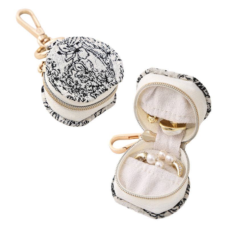 Compact Travel Jewelry Organizer Hanging Hook