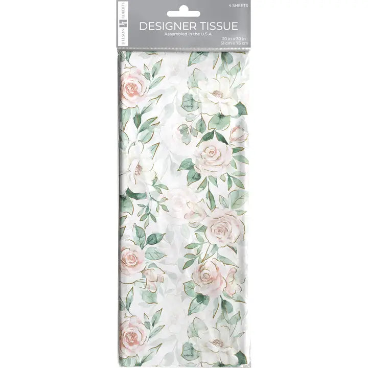 Pink Roses Designer Tissue