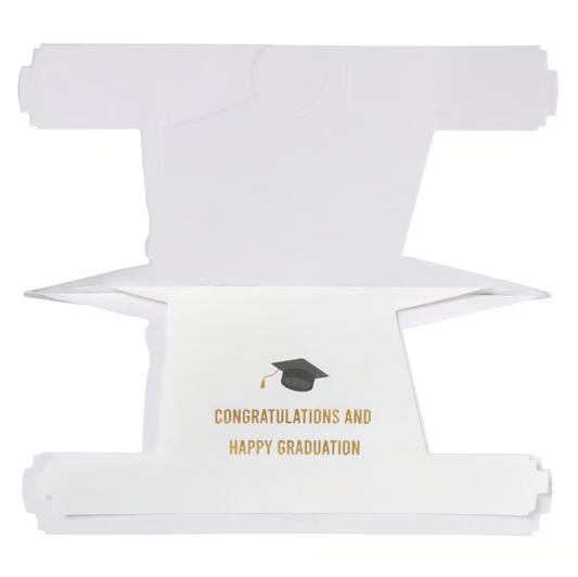 Die Cut Diploma Graduation Card