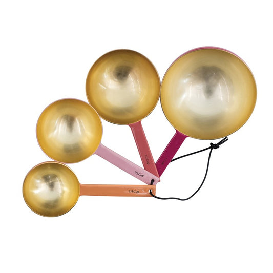 Enameled Stainless Steel Measuring Cups - Set of 4