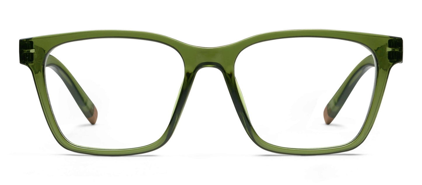 Wilder Green Blue Light Reader Glasses by Peepers