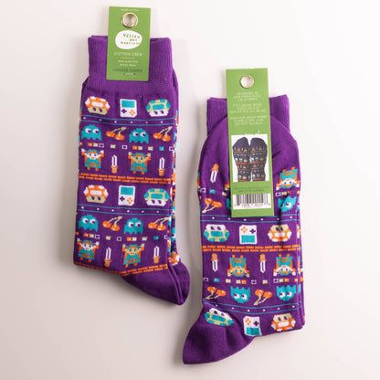 Vintage Gamer Crew Socks
