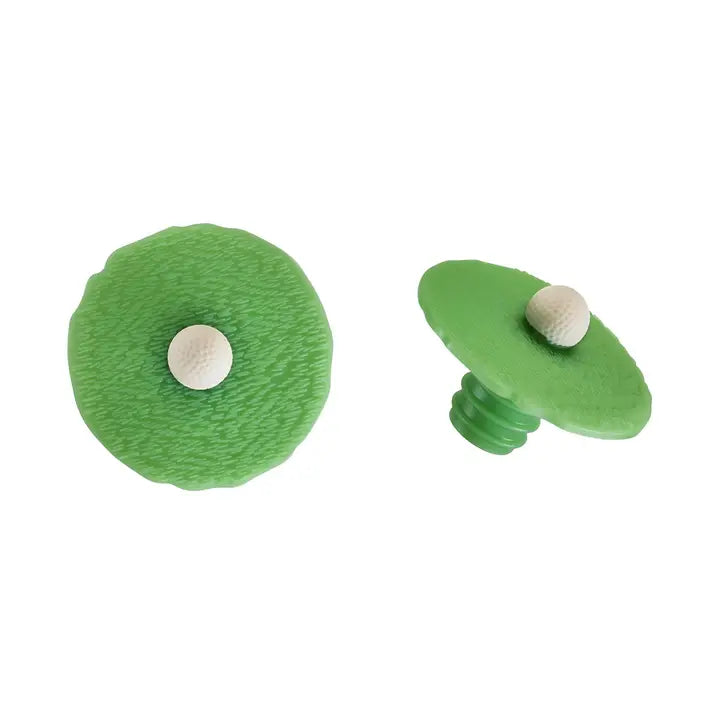 Golf Ball Bottle Stopper - Set of 2