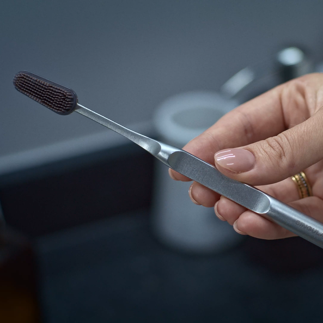 Stainless Steel Reusable Toothbrush - Light