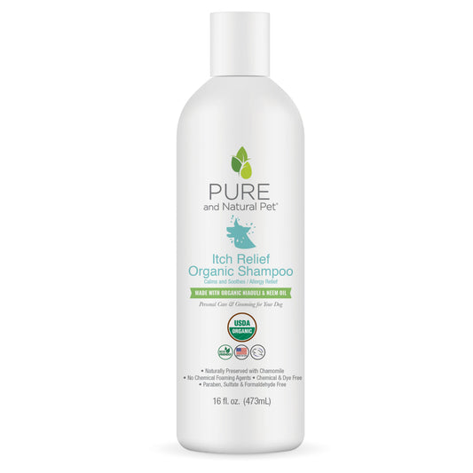 Itch Relief Organic Shampoo for Dogs