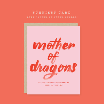 Mother of dragons Mother's Day card