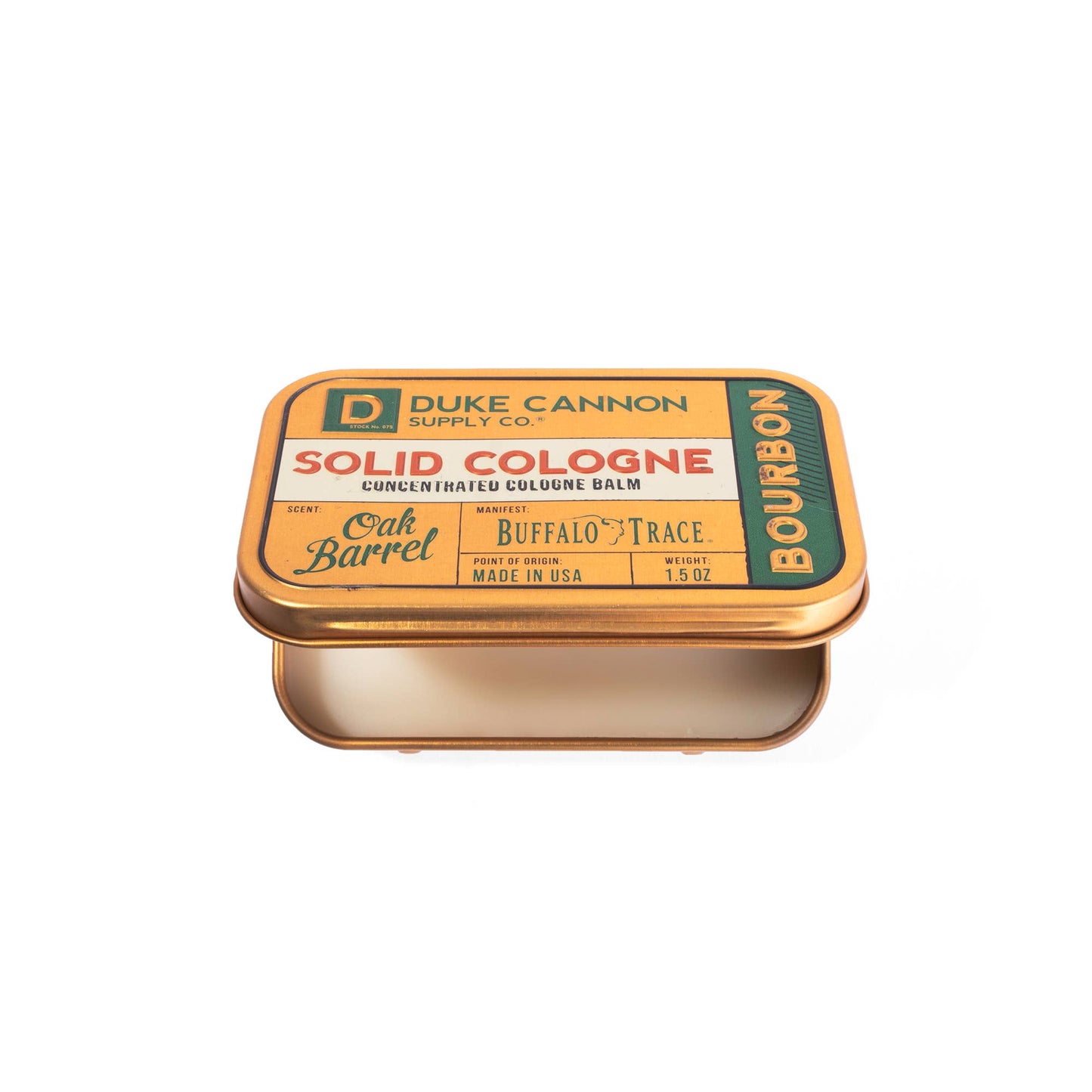 Duke Cannon Solid Cologne Bourbon