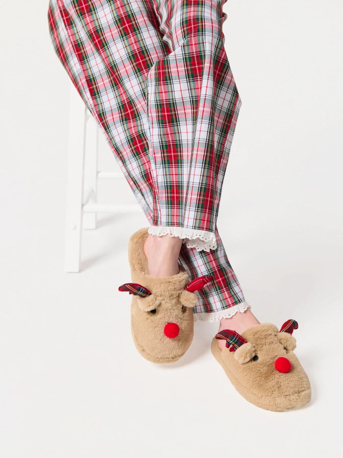 Tartan Boxer Pant - Red