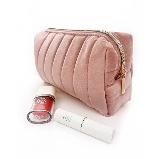 Plush Pink Makeup Bag