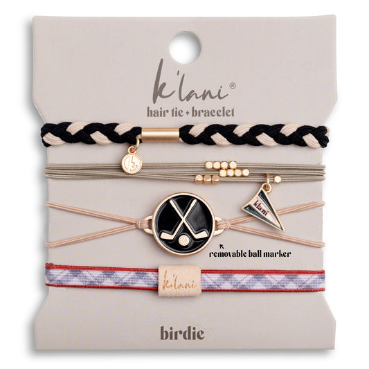 "Birdie" Golf Hair Tie Bracelets