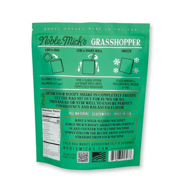 Boozy Shakes - Grasshopper