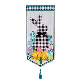 Gingham Easter Bunny Everlasting Impressions Textile Décor
