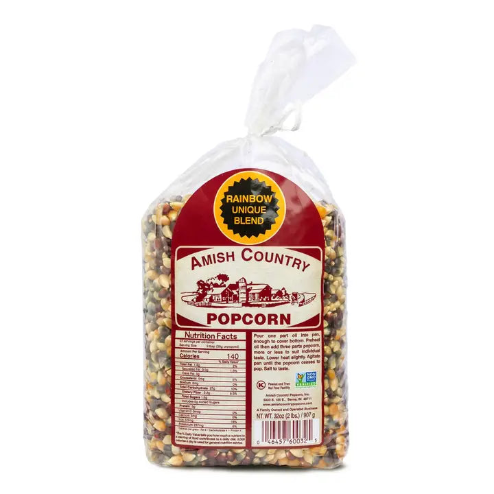 Amish Country Rainbow Popcorn