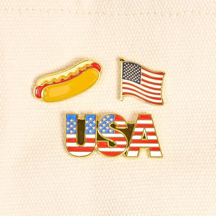 USA Enamel Pin Pack