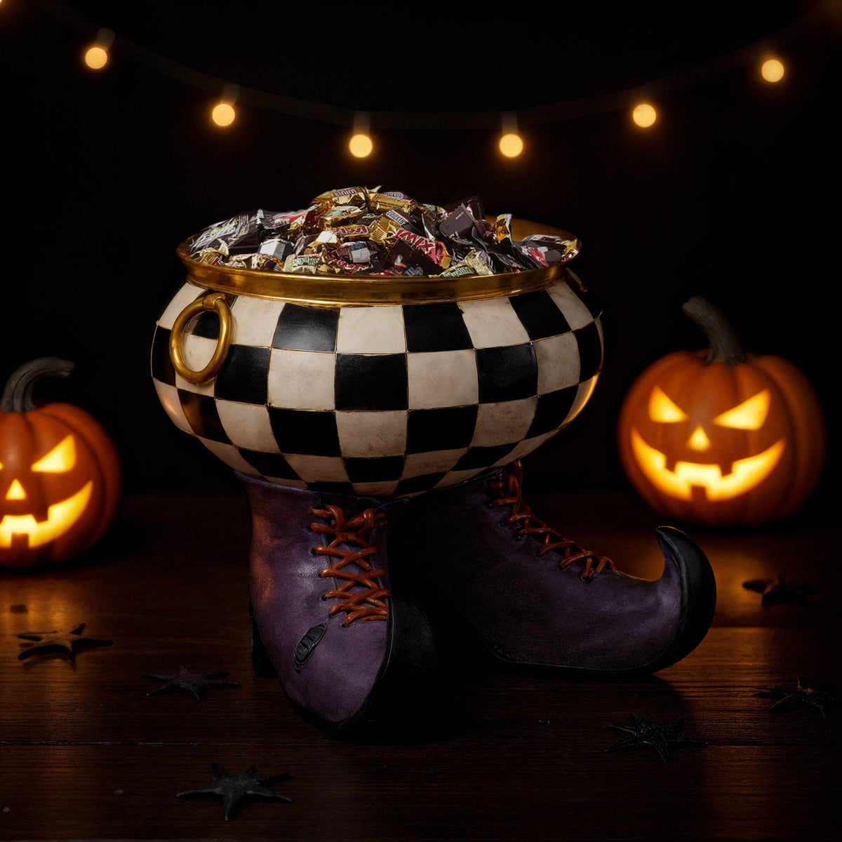 Spooky Candy Bowl Cauldron