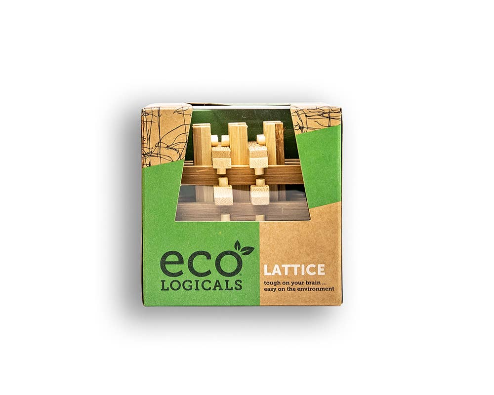 Large Ecological Wood Puzzle - Lattice