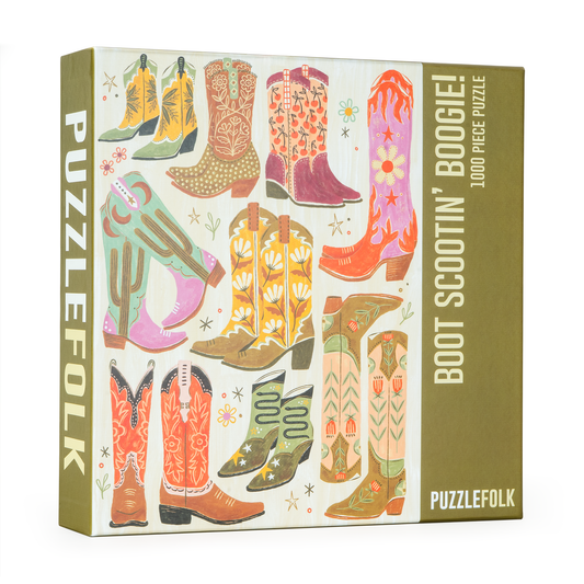 Boot Scootin' Boogie! 1000 Piece Western Puzzle