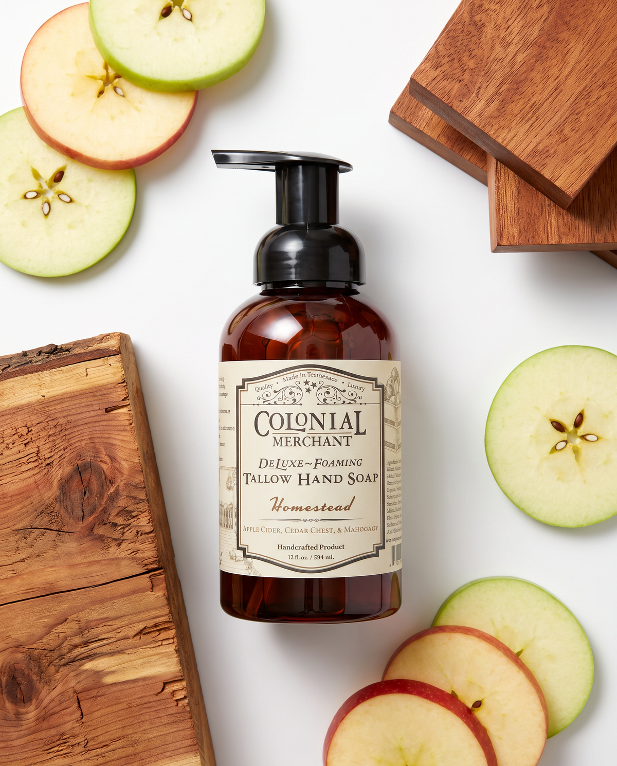 Homestead Tallow Foaming Hand Soap – Handmade 12 oz USA