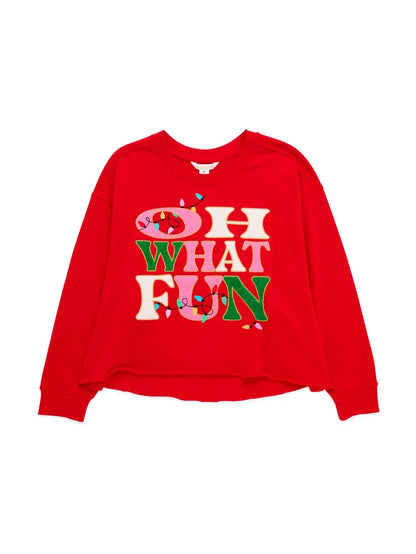 "Oh What Fun" Lounge Sweatshirt