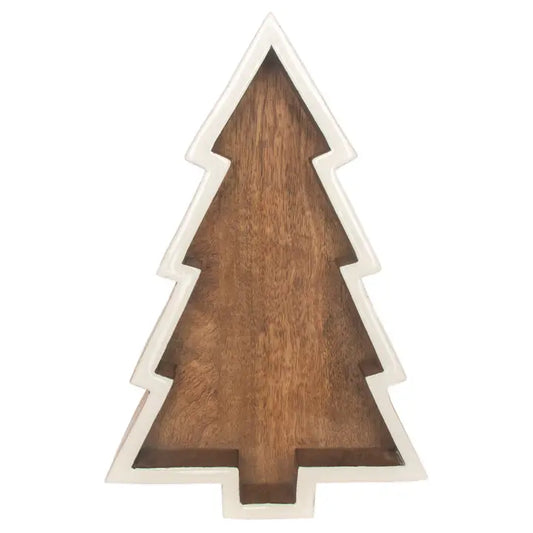 Christmas Tree Wood Tray