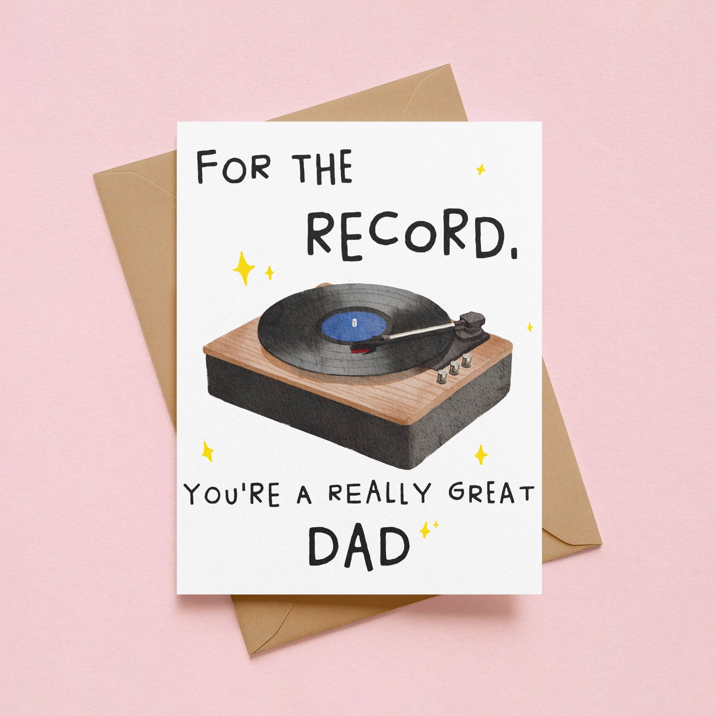 Record Father’s Day Card