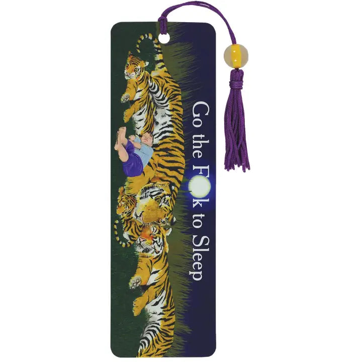 Go the F**k To Sleep Beaded Bookmark