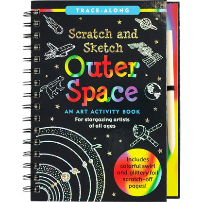 Outer Space Scratch and Sketch