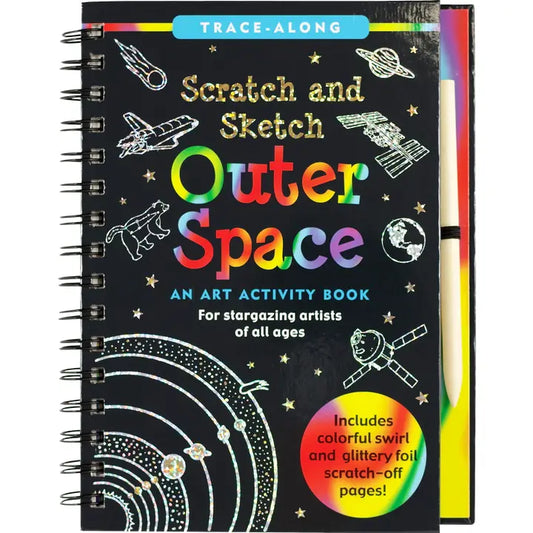 Outer Space Scratch and Sketch