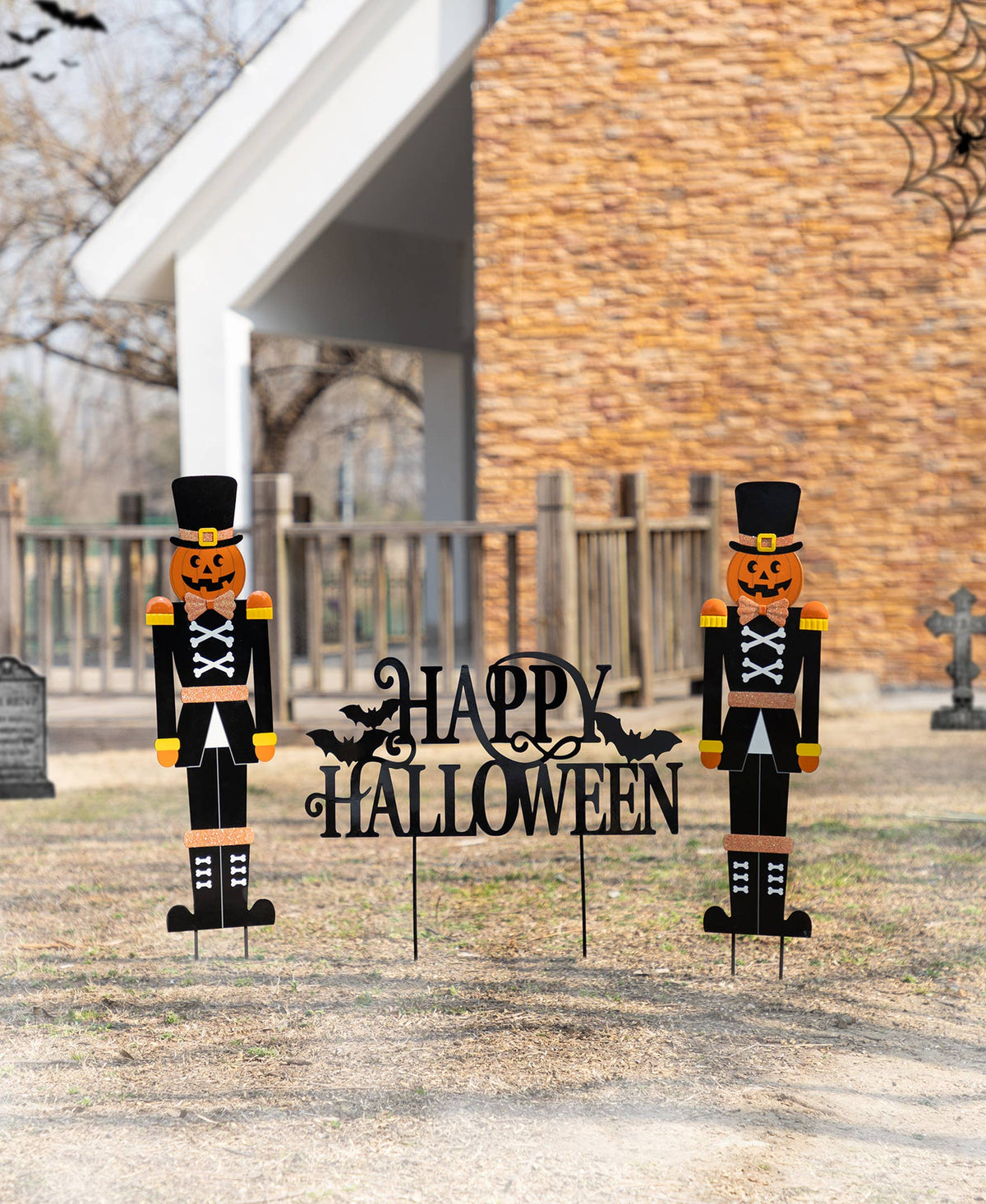Halloween Metal Nutcracker Yard Stake