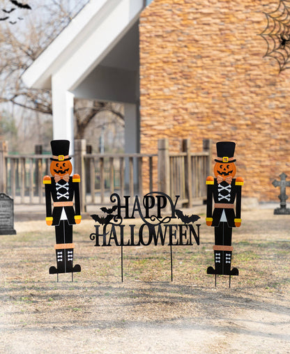 Halloween Metal Nutcracker Yard Stake